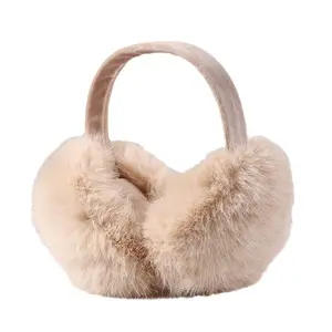 Earmuffs Phụ nữ mùa đông chồn tóc ấm earmuffs đóng mở chống đóng băng earmuffs bảo vệ tai