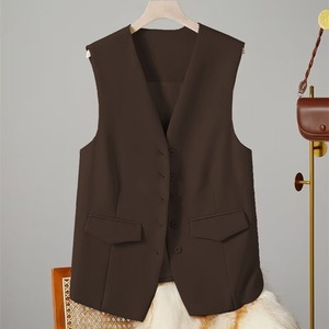 Nouvelle Collection Printemps-Automne 2025 – <span class=keywords><strong>Gilet</strong></span> de Costume Coréen Vintage Formel en Crochet Respirant pour <span class=keywords><strong>Femme</strong></span>, Petite Taille - Product Image 2