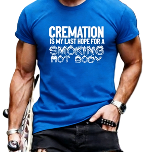 Camiseta con Humor Sarcástico y Divertido para Gimnasio: La Cremación es Mi Última Esperanza para un Cuerpo Atractivo - Product Image 6
