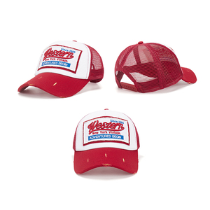 หมวกเบสบอลปักลายตามสั่งหมวกกีฬาป้องกันแสงแดดกลางแจ้งตาข่ายระบายอากาศสำหรับปั่นจักรยานลำลองใช้ในชีวิตประจำวัน-ผู้ชาย - Product Image 4