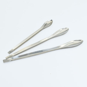 Venta directa de cucharas de acero inoxidable para medicamentos, juego de 3 piezas para micro-samplificación de medicamentos, 3 cucharas, para laboratorio, individuales - Product Image 1