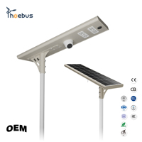Lampadaires solaires LED 4G de haute qualité pour l'extérieur, étanches IP66, alimentés en courant continu, avec caméra CCTV intégrée et carte SIM tout-en-un