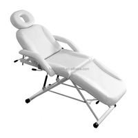 Table de massage pliable portable à 3 sections, lit professionnel pour tatouage et extensions de cils, canapé multifonctionnel pour soins du visage et spa pour salon de beauté