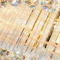 Abat-jour rond moderne en cristal pour tambour, lustre en cristal, plafonnier pour salle à manger, salon, chambre à coucher, décoration de cuisine