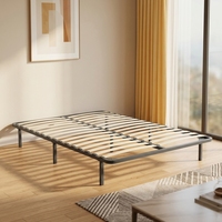 OEM Modernes Nordisches Metallbett für Hotel und Zuhause Robuste Konstruktion Leises Rutschfestes Design Einfache Montage Umweltfreundliche Verpackung