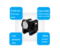 AC 220V 1000CFM Anti-refoulement 8 pouces silencieux en ligne fendu petit ventilateur de conduit pour la Ventilation de l'air intérieur