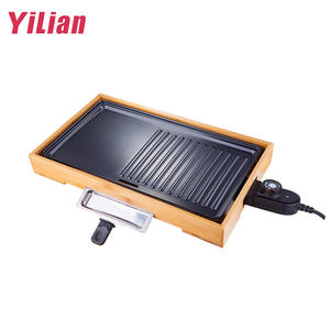 Plateau de cuisson en <span class=keywords><strong>fonte</strong></span>, ustensile de cuisine multifonctionnel en <span class=keywords><strong>fonte</strong></span>, barbecue de maison, support à double usage, four teppanyaki poisson plaque de poisson - Product Image 5