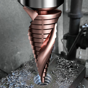 Lichang Metric Step Drill Bits TiCN Coated High Hardness For Steel Drilling - Product Image 1