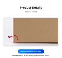 Boîtes de transport en carton ondulé pour l'épicerie et la logistique - Résistantes à la pression, impression de logo, design en bande longue, personnalisables