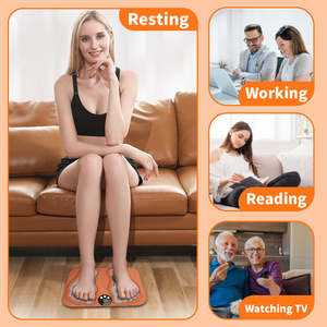 Tapis de massage intelligent multifonctionnel pour les pieds avec EMS et microcourant pulsé, contrôle des méridiens et de la minuterie pour le soin de la santé des pieds - Product Image 2