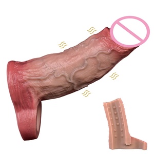 NNSX - Funda Vibradora para Pene, Extensor de Pene, Anillo para Pene, Juguetes Sexuales para Hombres y Parejas, Venta al por Mayor - Product Image 1