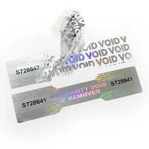 Custom OEM <strong>Void</strong> if Tampered <strong>Open</strong> <strong>Void</strong> Tamper Evident <strong>Label</strong> <strong>Security</strong> Printing Seal <strong>Label</strong> Tamper Proof Warranty Sticker - Product Image 2