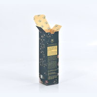 Boîte à lacets de marque personnelle noire étanche avec logo personnalisé Boîte en papier d'emballage de produit d'impression couleur de haute qualité