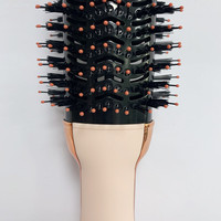 HY professionnel personnalisé rotatif 5 en 1 fer à lisser bigoudi souffleur d'air chaud sèche-peigne brosse en une seule étape