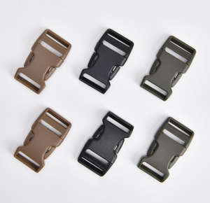 Accesorio lateral de hebilla de liberación rápida de plástico de diseño diferente para collares de perros y cinturones de cincha - Product Image 1