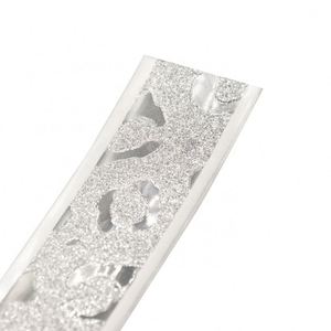 Fashionable Glitter Decorative Strip Customized Eco-Friendly PVC Coated Nylon <b>Webbing</b> Strap for Women's Shoe Upper - Product Image 3