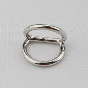 Stainless Steel D Ring Bag Hardware Double D Rings For Handbags And Luggage Strong Buckle Accessories Customizable Size - Product Image 2