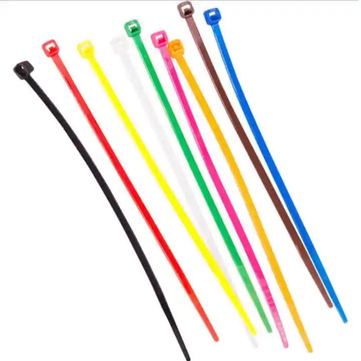 YAGE 5 Color Wholesale Custom Velcroes Cable Tie Self-locking Wire Hook 4.8 mm*200 mm heavy duty cable tie