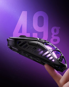 GravaStar Mercury X Tri-Mode Gaming Mouse, 49g Magnesium Alloy Hollow <b>Frame</b>, PAW3950 32000 DPI, 1000Hz, RGB, 110H Battery - Product Image 2