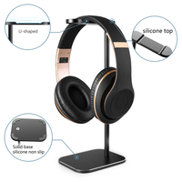 Support de casque en aluminium antidérapant Portable Z9 support de support d'écouteur de casque de jeu en métal robuste