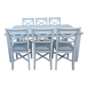 ALMELINDA Table de salle à manger en bois prête à assembler, au design moderne, à bas prix, meubles de maison, villa pliable fabriquée au Vietnam - Product Image 5