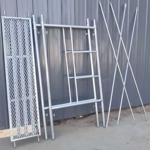 Construcción Marco coreano Andamio Escalera de acero Marco H Andamio de fachada para la venta - Product Image 1