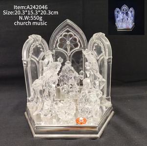 Scène <span class=keywords><strong>de</strong></span> la Nativité miniature 7 SculpturesTable Decor <span class=keywords><strong>Mini</strong></span> Nativité Set Figurines <span class=keywords><strong>de</strong></span> <span class=keywords><strong>Noël</strong></span> avec lumières LED - Product Image 3