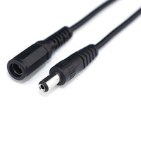 Câble d'alimentation CC 22AWG de haute qualité 5.5x2.1 Mâle vers Femelle pour bandes LED, moniteurs CCTV, câble personnalisé OEM ODM