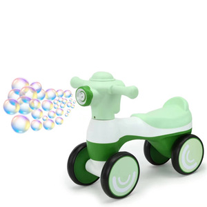 Vélo d'équilibre pour bébé avec lumières clignotantes, musique et bulles, écologique, prix de gros abordable - Product Image 1