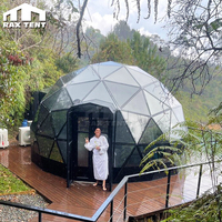 Kit de tente dôme en verre géodésique Geo Dome House de haute qualité pour Glamping Resort