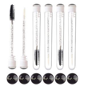 Brosse de nettoyage pour cils mini en tube avec logo personnalisé, brosse à mascara et extensions de cils, porte-clés – Meilleure vente - Product Image 4