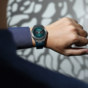 Reloj de Hombre de Silicona Genuina con Correa de Silicona, Multifuncional, para Negocios, Resistente al Agua, con Luz Nocturna, RD932106M - Product Image 4