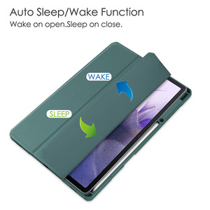 Custodie in pelle PU per Samsung <span class=keywords><strong>Tab</strong></span> <span class=keywords><strong>S8</strong></span> <span class=keywords><strong>Plus</strong></span> X800 X806 copertine all'ingrosso per Samsung <span class=keywords><strong>Tab</strong></span> S7 FE T730 T736 - Product Image 6