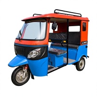 Tricycle à essence 200cc à une rangée de sièges avec porte-bagages pour la location, le transport de passagers et de marchandises
