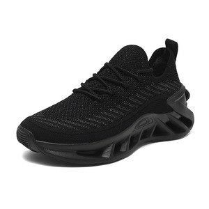 Zapatos deportivos para hombre, transpirables, con malla en la parte superior, con cordones, talón acolchado, de caña alta, antideslizantes, informales, para parejas. - Product Image 1
