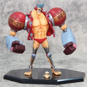 Anime all'ingrosso un pezzo <span class=keywords><strong>action</strong></span> figure Robot FRANKY <span class=keywords><strong>action</strong></span> figure doppia testa sostituibile - Product Image 2