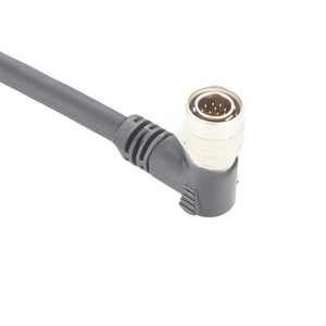 Câble flexible à angle droit 10A-10P-12P Hirose 12 broches mâle vers extrémité ouverte pour caméra Basler GigE Machine Vision - Product Image 6