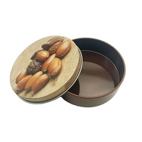 Boîte en métal ronde personnalisée pour savon, emballage cadeau, souvenir de voyage, boîte de rangement
