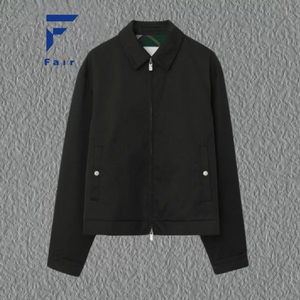 Veste Harrington Shacket de coupe décontractée surdimensionnée personnalisée de qualité supérieure Veste de chemise Tendances contemporaines <span class=keywords><strong>Surchemise</strong></span> artisanale - Product Image 1
