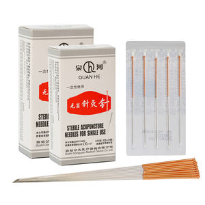 إبر الوخز بالإبر الجافة بالجملة، إبر معقمة للاستخدام مرة واحدة للعلاج بالوخز بالإبر في الطب الصيني التقليدي - Product Image 1
