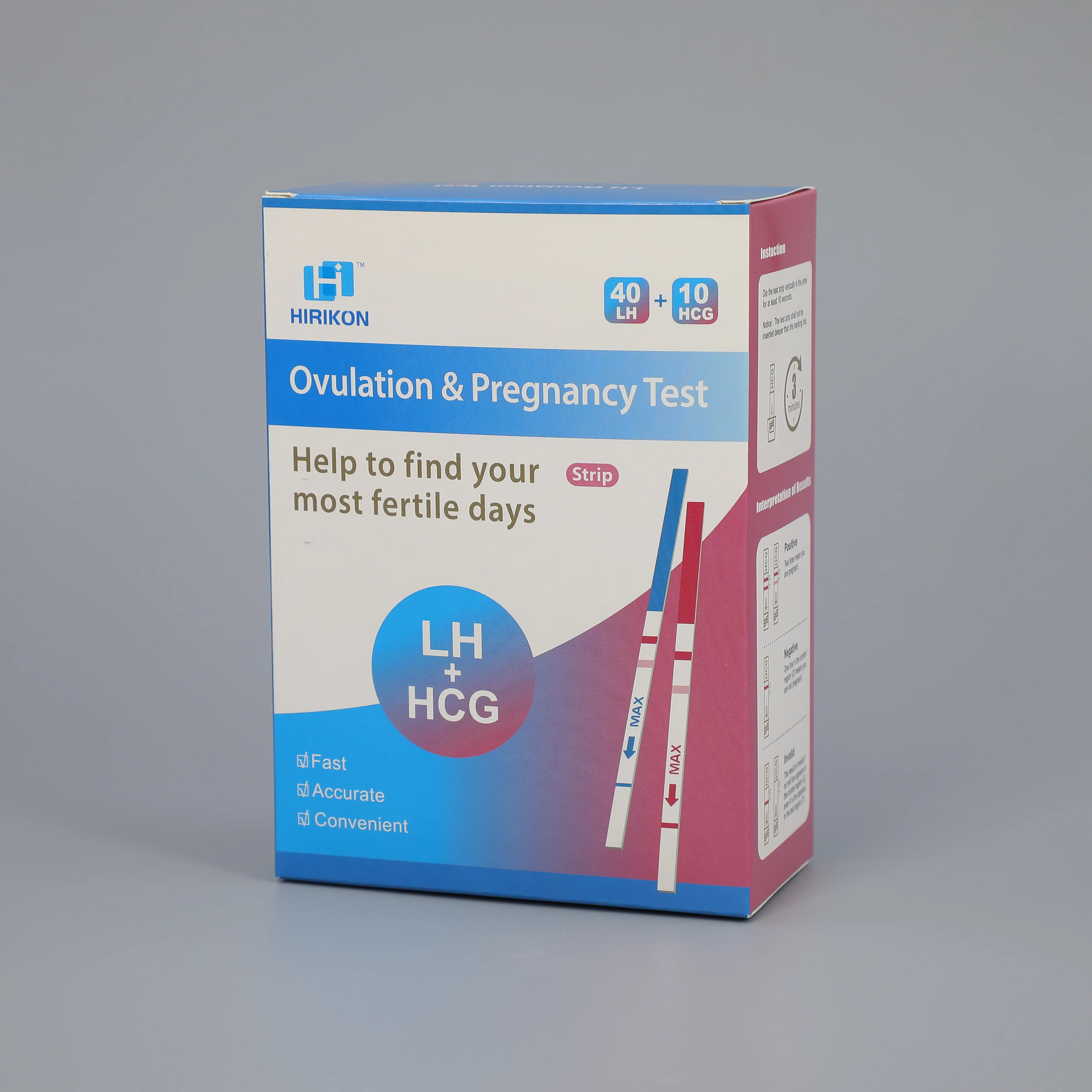HIRIKON fornitore donna fertilità HCG & LH Test kit ovulazione