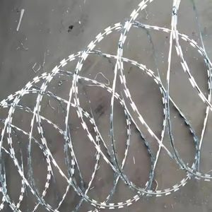 Dây thép gai mạ kẽm nhúng nóng bán chạy Cbt65/ Bto30/ Bto-22 cuộn dây thép gai song song hai lớp kiểu dao cạo - Product Image 4