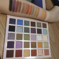 Palette de fard à paupières duochrome à haut pigment OEM ODM 30 couleurs bon marché et populaire pour les yeux