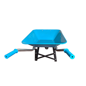 WB7800B roue unique bolivie marché bleu plateau en métal brouette robuste - Product Image 4