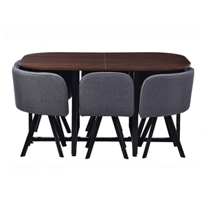 Échantillon gratuit, table <span class=keywords><strong>de</strong></span> salle à manger <span class=keywords><strong>de</strong></span> haute qualité, moderne et luxueuse, en MDF, avec plateau rond, pour 4, 5, 6 ou <span class=keywords><strong>8</strong></span> personnes, pour restaurant - Product Image 3