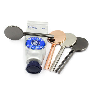 Presse-dentifrice antique en métal plaqué or Crème pour les mains Rouleau à clés Crèmes Outil de peinture Salle de bain familiale - Product Image 2