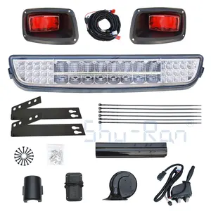 Golfkar Deluxe Verstelbare Led Bar Licht Kit Voor Ezgo Txt