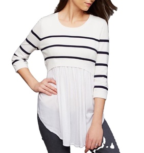2024 alta calidad personalizada madre lactancia señoras Casual Tops embarazada maternidad <span class=keywords><strong>ropa</strong></span> de enfermería - Product Image 1