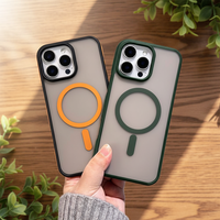 Étui de téléphone magnétique JOYPORODO B242 effet peau mate pour iPhone 13 14 15 16 17 Series 17e et Samsung S25 – Coque antichoc