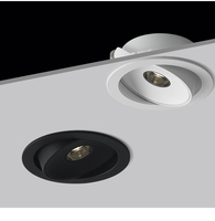 Lampe encastrée à tension personnalisable, angle de faisceau personnalisable, capteur de mouvement en option pour l'éclairage de plafond des couloirs et entrées